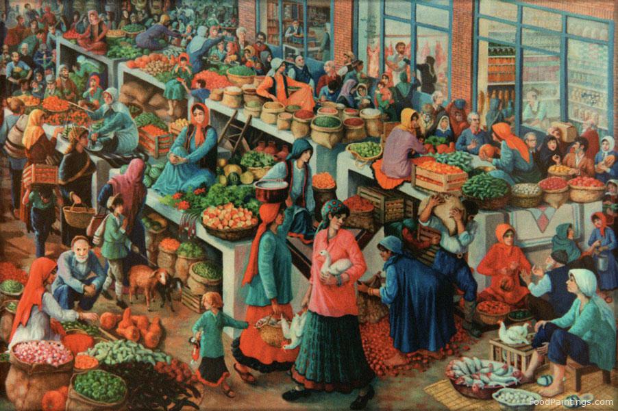 بازار روستایی - محمود جوادی‌پور