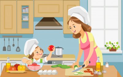 الگوی تغذیه سالم برای کودکتان باشید